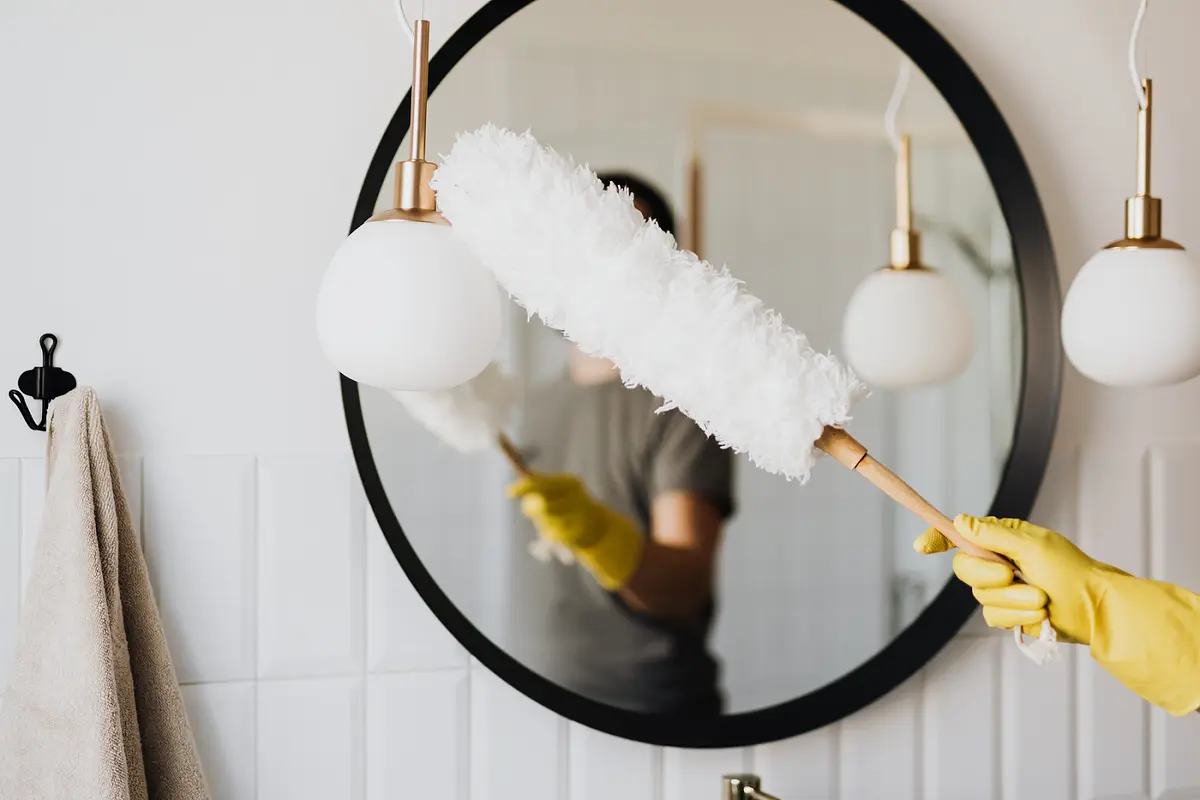 3 Steps to Reduce Autumn Dust at Home illustrative image